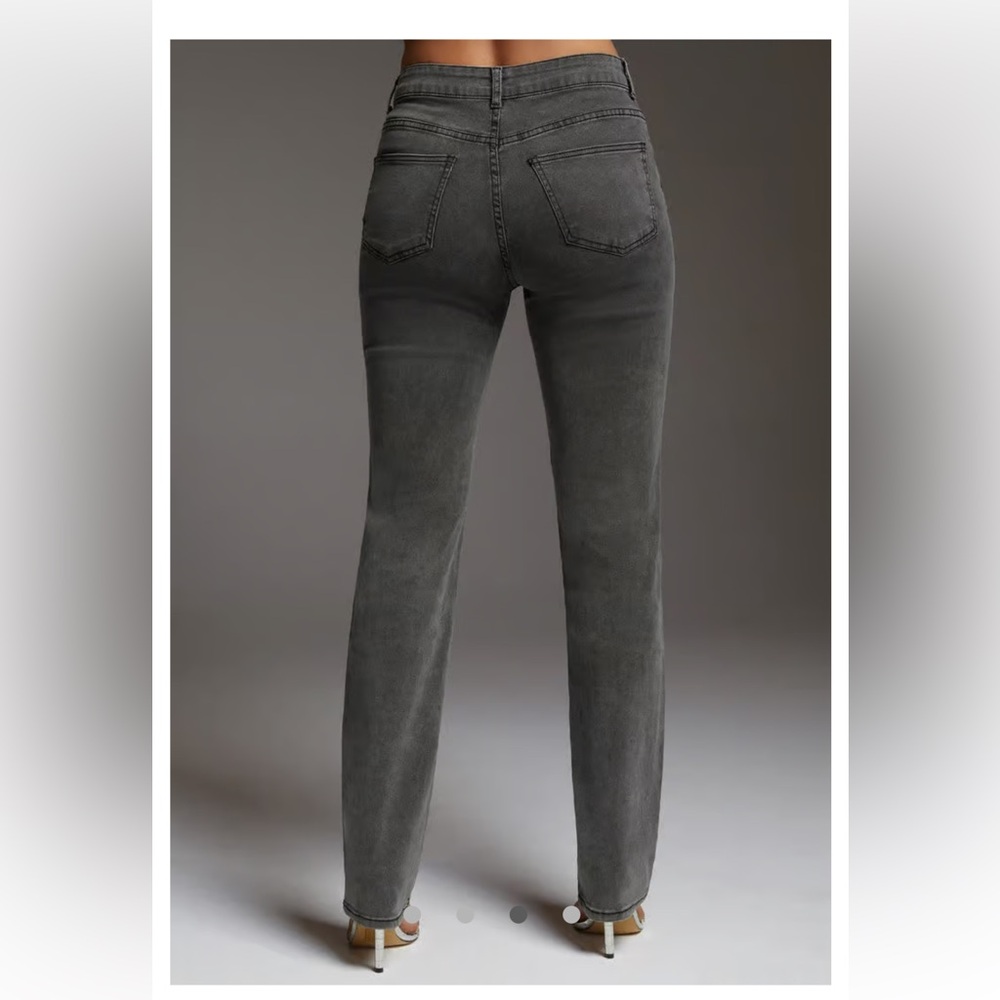 Bebe dark embellished straight leg jeans New - Picture 3 of 7